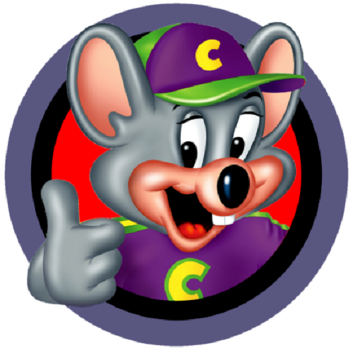 Chuck E. Cheese's Avenger 14" Metal Sign (Pizza Time Theater)