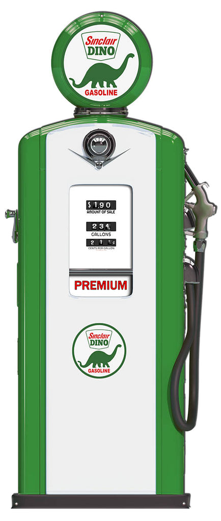 Sinclair Gas Pump Cut Out Metal Sign 17x40