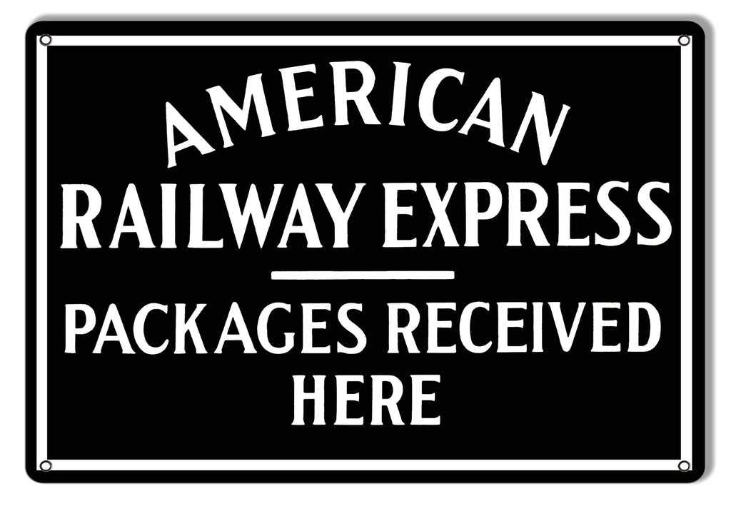 American Railway Express Reproduction Metal Sign 9x12