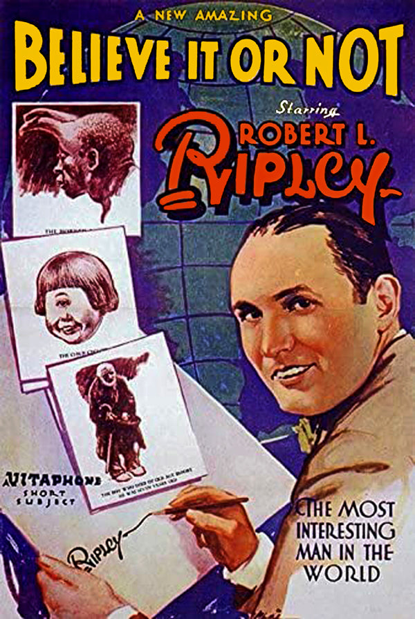 Robert Ripley 12"x18" Metal Sign-Dave's Collection