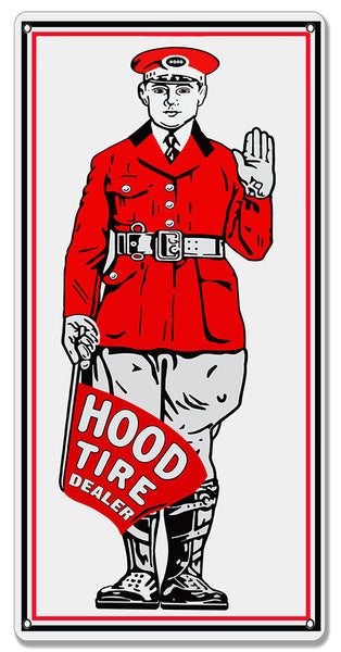 Hood Tires Gas Station Reproduction Sign 12″x24″