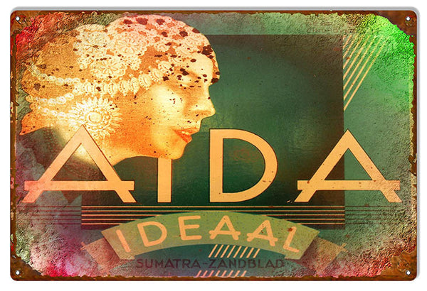 Aida Ideaal Sumatra By Artist Phil Hamilton 12″x18″