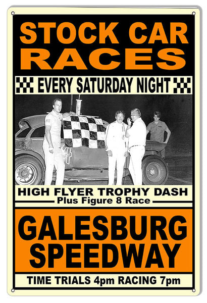 High Flyer Trophy Dash Galesburg Motor Speedway 12″x18″