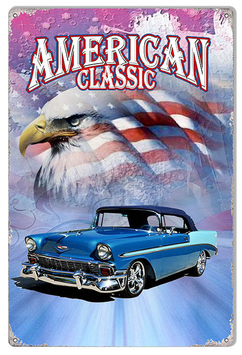 Chevy Convertible Classic By Artist Phil Hamilton 12″x18″