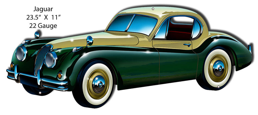 Jaguar Laser Cut Out By Artist Bernard Oliver 11″x23.5″