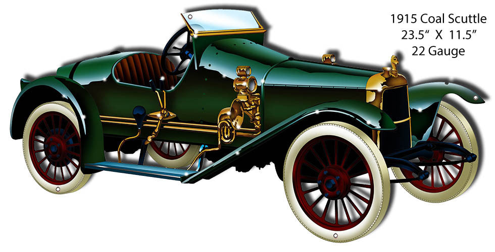 Coal Scuttle 1915 Laser Cut Out By Artist Bernard Oliver 11.5″x23.5″
