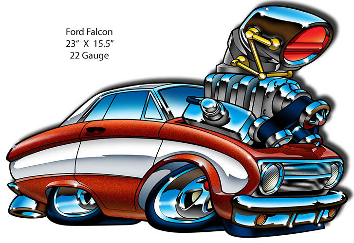 Ford Falcon Laser Cut Out By Bernard Oliver 15.5″x23″