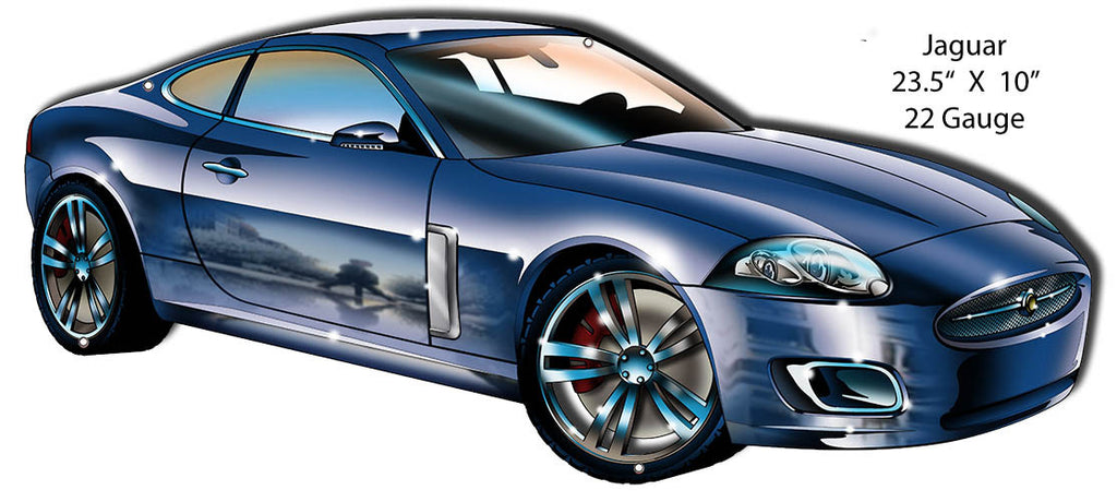 Jaguar Slick Laser Cut Out By Bernard Oliver 10″x23.5″