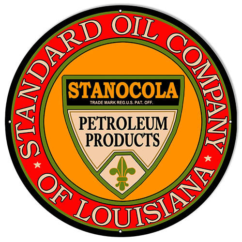 Large Standard Oil Company Gas Station Reproduction Sign 18″x18″