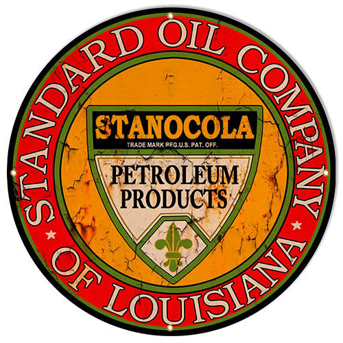 Extra Large Standard Oil Reproduction Gas Station Sign 30″x30″