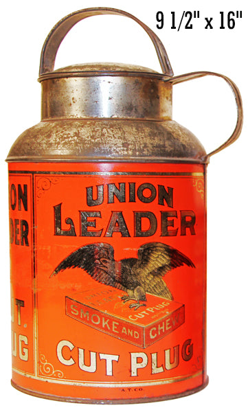 Union Leader Tobacco Laser Cut Out Reproduction Cigar Sign 9.5"x16"