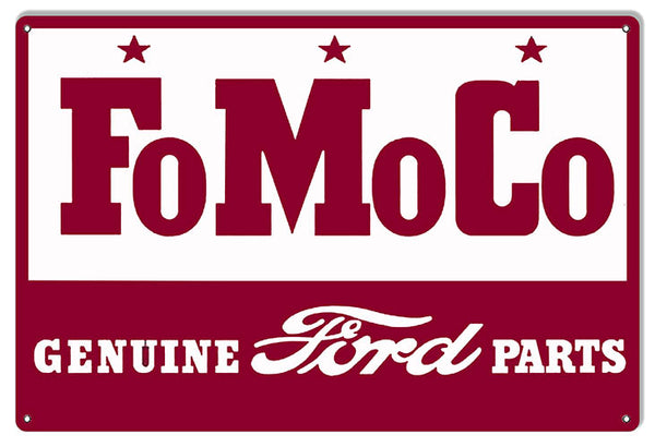 Ford Motor Automobile Company Reproduction Garage Shop Sign 12″x18″