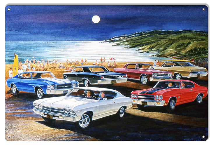 Classic Sport Car Reproduction Garage Shop Sign By Jack Schmitt 12x18