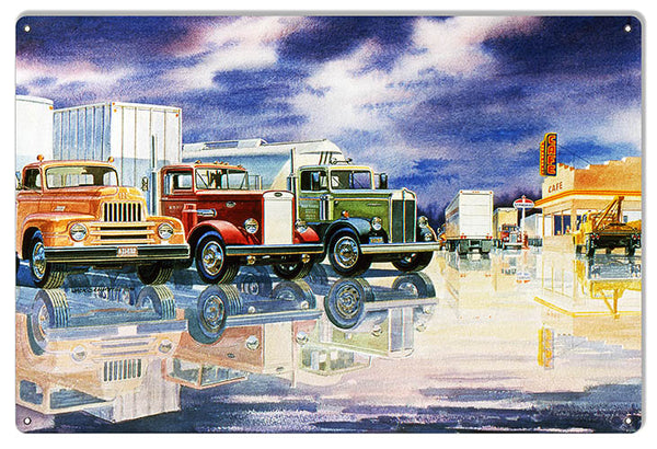 Standard Motor Oil Truck Stop Reproduction Sign By Jack Schmitt 12x18