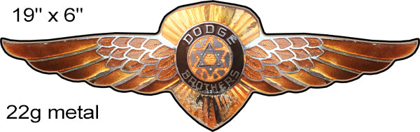 Dodge Brothers Garage Shop Reproduction Laser Cut Out Sign 6x19