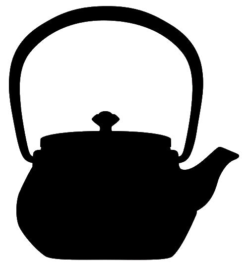 Teapot Laser Cut Out Wall Décor Silhouette Metal Sign 13x14.5