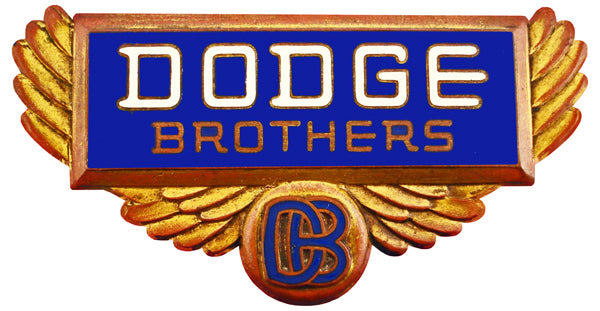 Dodge Brothers Emblem Metal Sign 12x23.5