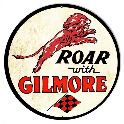 Roar With Gilmore Metal Sign