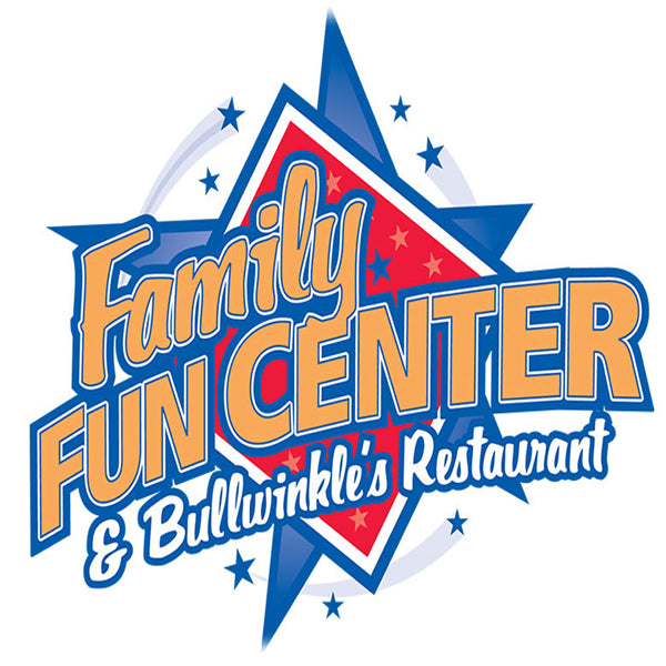 Family Fun Center-Bullwinkle's Restaurant Metal Sign 12"x12" (Pizza)