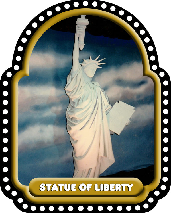 Statue of Liberty 12"x15" Metal Sign (The Rock-afire Explosion)