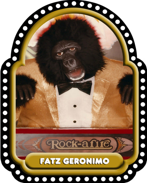 Fatz Geronimo 12"x15" Metal Sign (The Rock-afire Explosion)