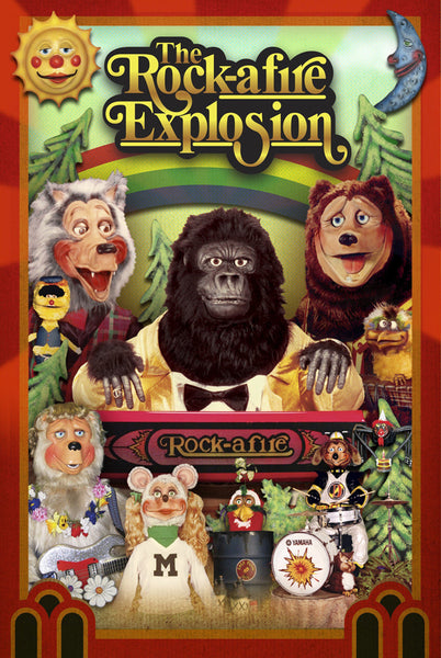 The Rock-afire Explosion 12"x18" Metal Sign