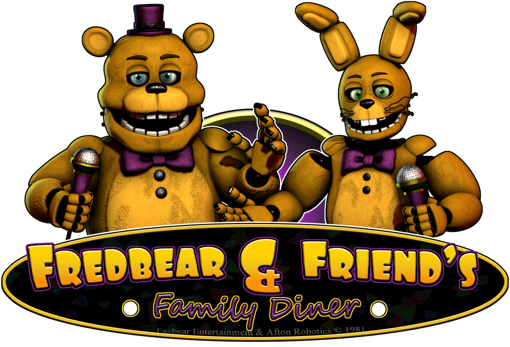 Fred Bear and Friends (Five Nights at Freddy's) 16 x 24 Laser