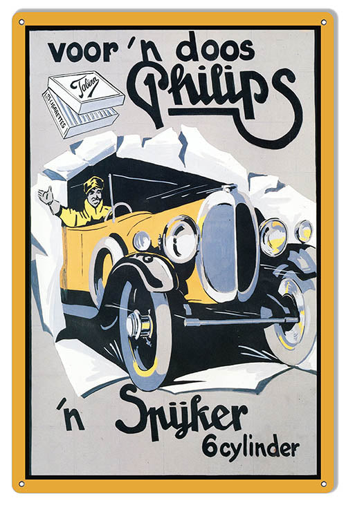 Philips Classic Car Reproduction Garage Shop Metal Sign 12x18
