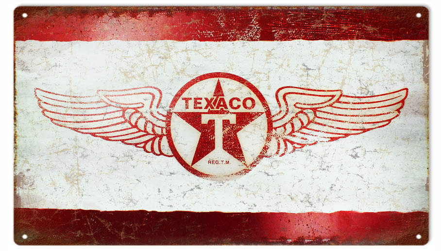 Reproduction Texaco Gas Station Sign 8x14
