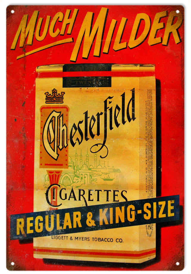 Reproduction Chesterfield Cigarette Sign