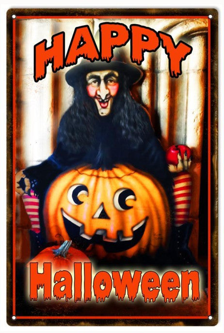 Reproduction Happy Halloween Sign