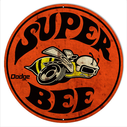 Super Bee Dodge Reproduction Motor Oil Metal  Sign 14″x14″