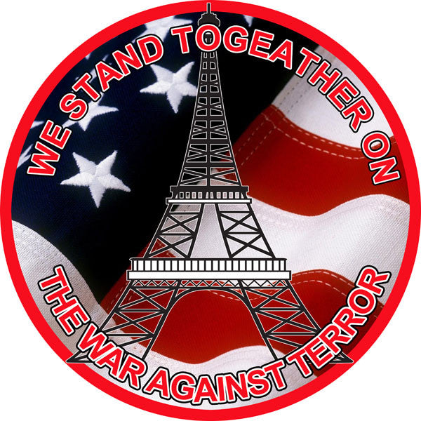 The War Against Terror Military Reproduction Sign 14″ Round