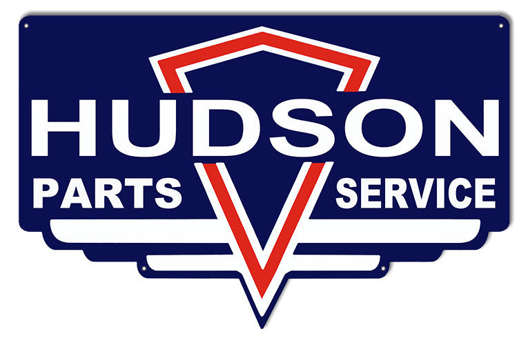Hudson Service Garage Shop Laser Cut Out Reproduction Sign 15″x24″