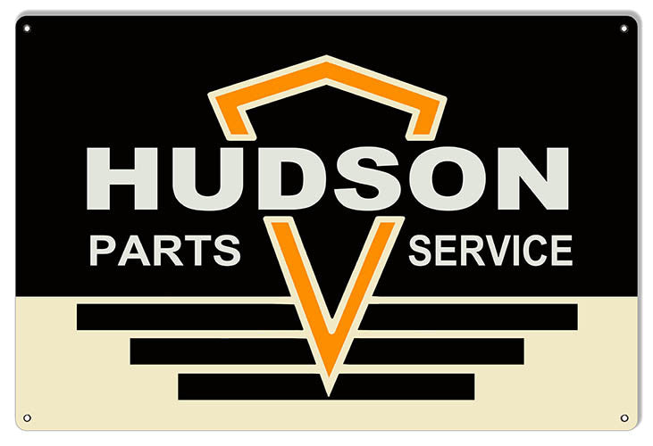 Hudson Parts And Service Garage Shop Reproduction Sign 12″x18″