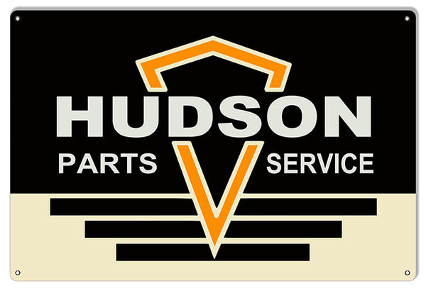 Hudson Parts And Service Garage Shop Reproduction Sign 12″x18″
