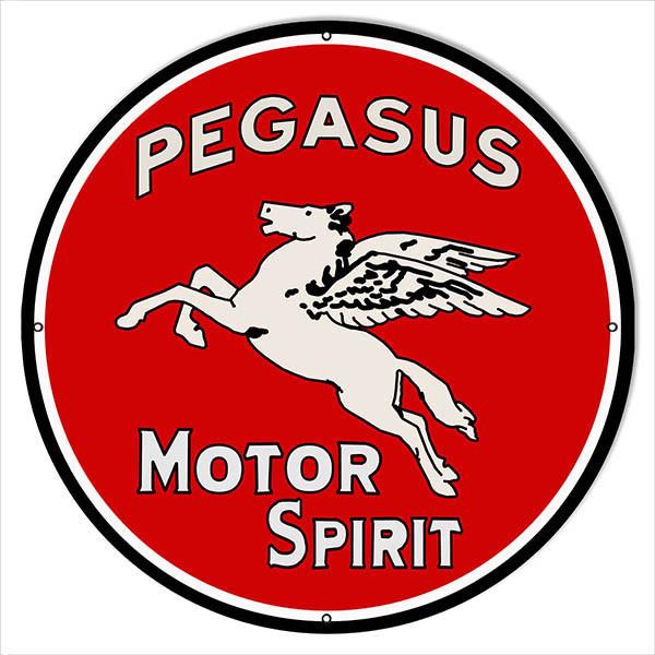 Pegasus Motor Oil Reproduction Metal Sign