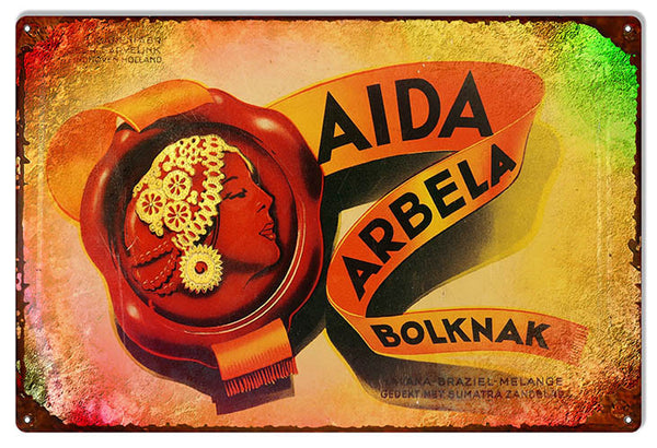 Aida Arbela Bolknak Cigarettes By Artist Phil Hamilton 12″x18″