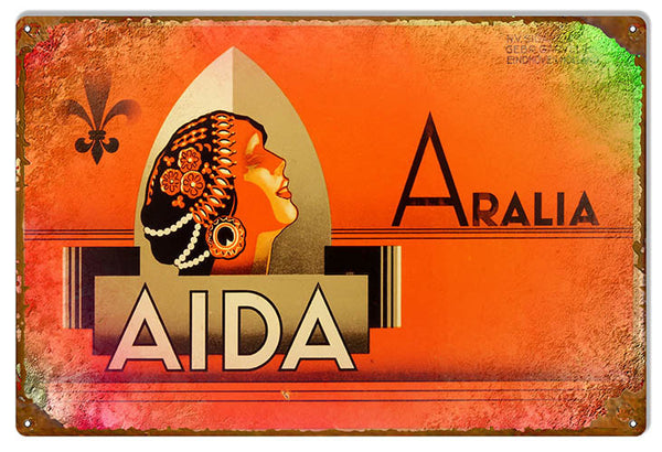 Aralia Aida By Artist Phil Hamilton 12″x18″