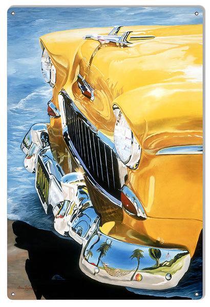 Yellow Hood Fun In The Sun By Artist Donna Wayman-Mauer 12″x18″