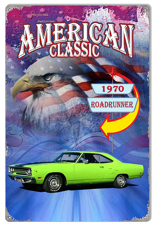 1970 Roadrunner Classic By Artist Phil Hamilton 12″x18″