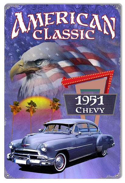 1951 Chevy Classic By Artist Phil Hamilton 12″x18″