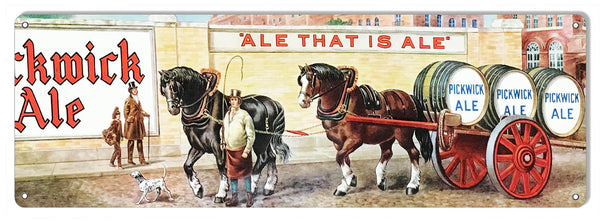 Pickwick Ale Beer Bar Reproduction Sign 6″x18″