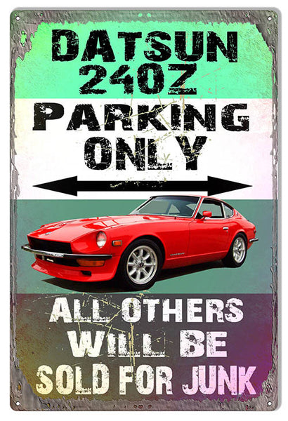 Datsun 240Z Parking Only Reproduction By Artist Phil Hamilton 12″x18″