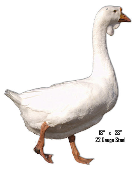 Geese Animal Wall Art Laser Cut Out Metal  Sign 18″x23″