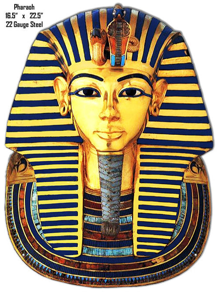 Pharaoh Laser Cut Out Metal Sign 16.5″x22.5″