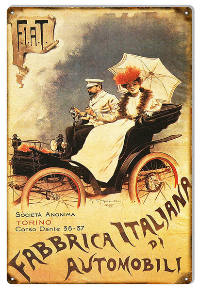 Fiat Torino 35-37 Reproduction Vintage Metal Sign 12″x18″