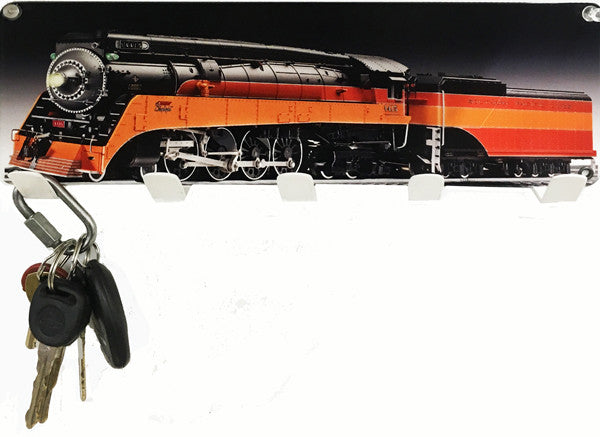 Daylight Train Key Holder Laser Cut Out 6″x12″ Metal