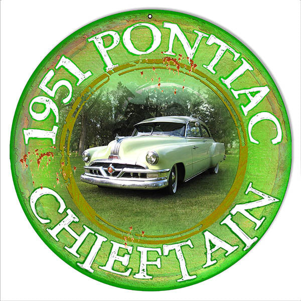 1951 Pontiac Chieftain By Artist Phil Hamilton 14″x14″