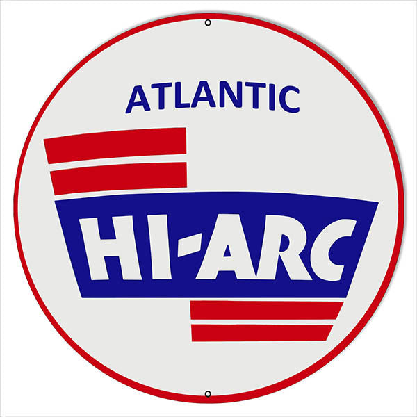 Large Hi-Arc Motor Oil Reproduction Metal  Sign 18″x18″